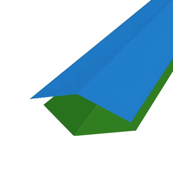 Aretier laque Ep. 0,50 Bleu ciel RAL 5015/ Vert jaune RAL 6001 AZ 2M00