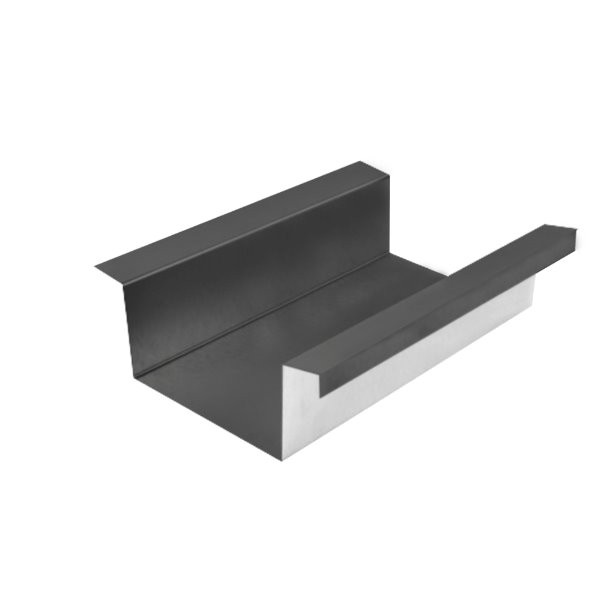 Cheneau  aluminium laqué DF Ep. 0,90   Ardoise