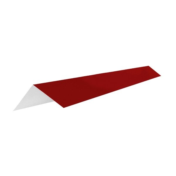 Faitiere simple laque Ep. 0,60 Rouge brun /Blanc