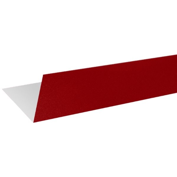 Noue laque Ep. 0,60 Blanc RAL 9010 / Rouge brun RAL 3011 AZ 2M00