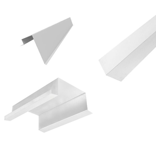 Pliage  aluminium laqué DF Ep. 0,90 Blanc