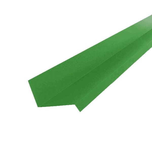 Solin laquee Ep. 0,60 Vert jaune RAL 6001 / Gris graphite RAL 7024 AZ 2M00