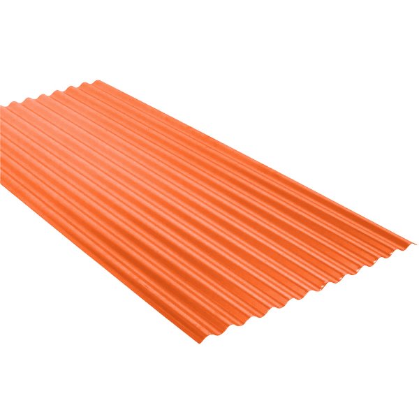 Ondule laque Ep. 0,6_Orange 2004