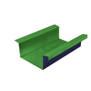 Cheneau laque Ep. 0,60 Vert jaune RAL 6001 / Gris graphite RAL 7024 AZ 2M00