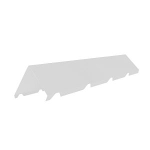 Faitiere crantee laquee Ep. 0,60 Blanc 9003.girs 9002