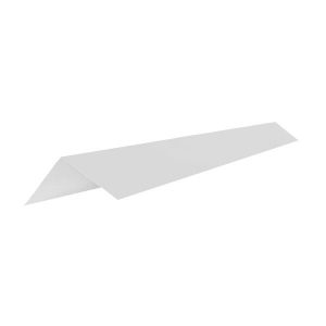 Faitière aluminium laquée Ep. 0.90 Blanc