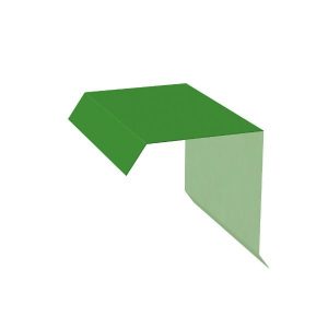 Bande de rive laque Ep. 0,50 Vert jaune RAL 6001 / Vert bornéo RAL 6021AZ 2 M00