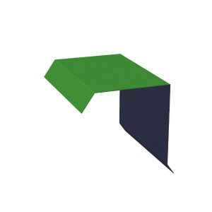 Bande de rive laque Ep. 0,60 Vert jaune RAL 6001 / Gris graphite RAL 7024 AZ 2M00