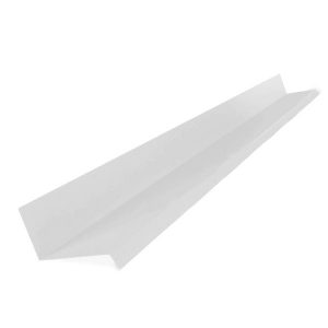 Solin aluminium  laquée DF Ep. 0,90_Blanc