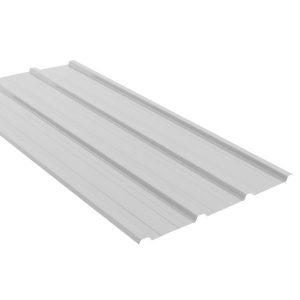 Nérvuré aluminium laqué DF ép.0,90 Blanc